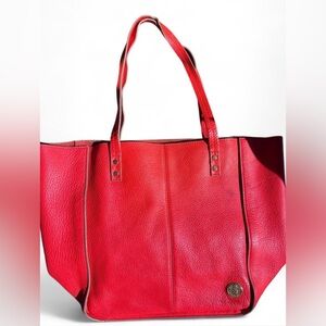 Vince Camuto Poppy Red Leather Tote - super soft